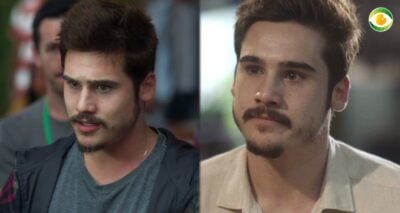 O mocinho de O Tempo Não Para (Foto: Montagem/TV Foco)