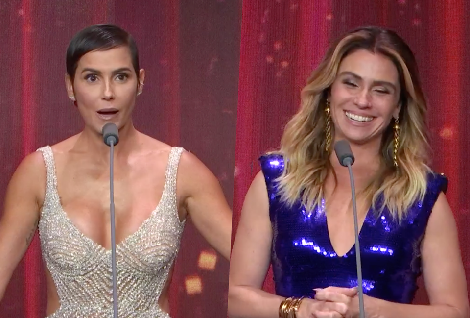Deborah Secco e Giovanna Antonelli no Melhores do Ano 2018 (Foto: Reprodução)