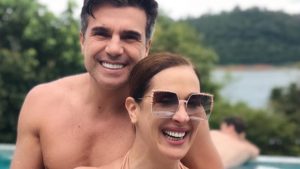 Claudia Raia e Jarbas Homem de Mello (Foto: Reprodução)