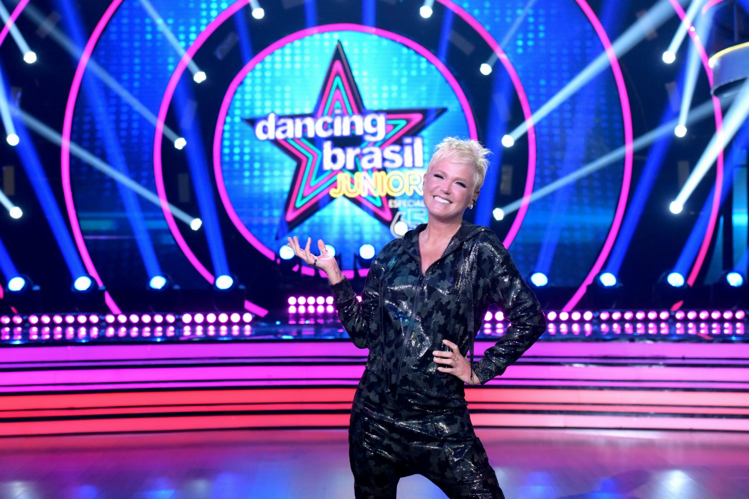 Xuxa no Dancing Brasil Junior na Record