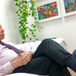 Silvio Santos e Rodrigo Faro (Foto: Reprodução)