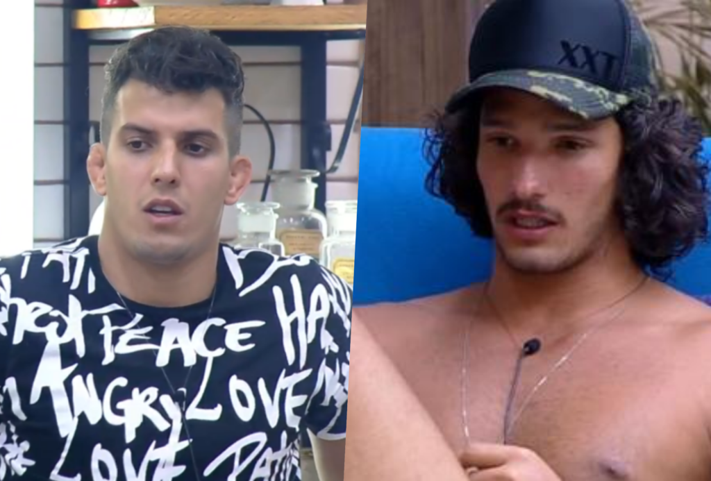 Felipe Sertanejo e João Zoli estão na roça da Fazenda 10
