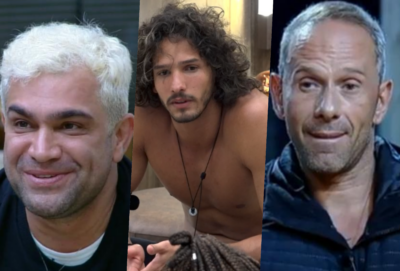 Evandro Santo, João Zoli e Rafael Ilha na final da Fazenda 10