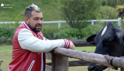 Evandro Santo em A Fazenda 10 (Foto: Reprodução/PlayPlus)