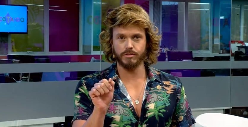 O apresentador Franklin David, do Tricotando, é sondado pela Record (Foto: Reprodução)