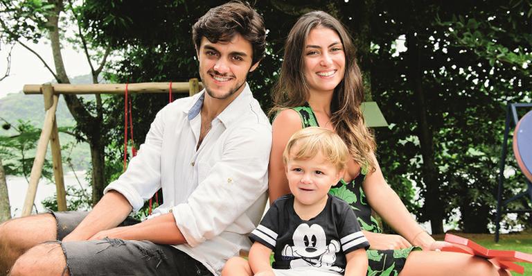 Felipe Simas, Mariana Uhlmann e Joaquim
