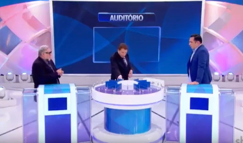 Leão Lobo, Silvio Santos e Reinaldo Gottino (Foto: Reprodução)