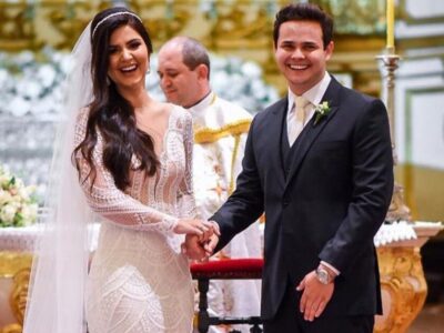 Matheus e a esposa (Foto: Reprodução)