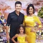 Rodrigo Faro, Vera Viel e a filha