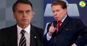 Silvio Santos demonstrou apoio a Jair Bolsonaro no SBT (Foto: Montagem/TV Foco)