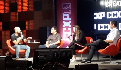 Painel da Globo na Comic Con foi comandado por outro apresentador. (Foto: