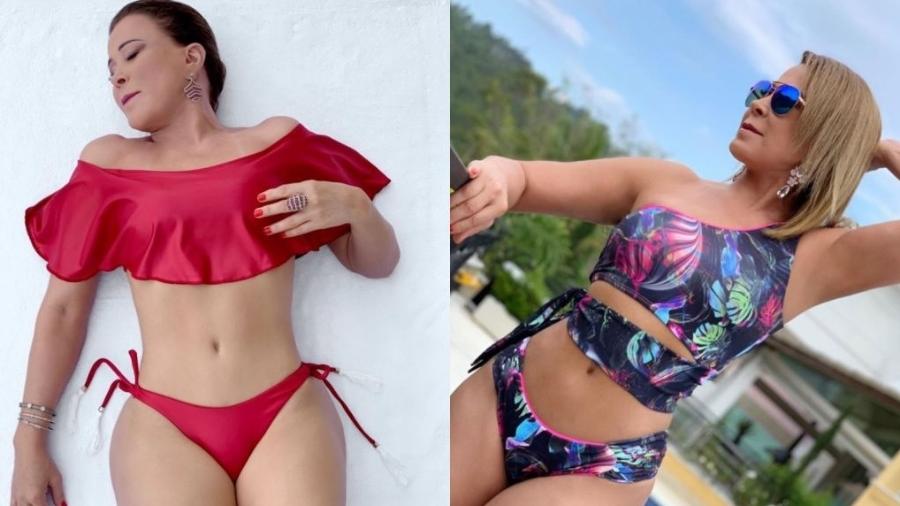 Zilu Camargo 'causa' na web ao postar foto de biquíni aos 60 anos (Foto: Reprodução/Instagram)