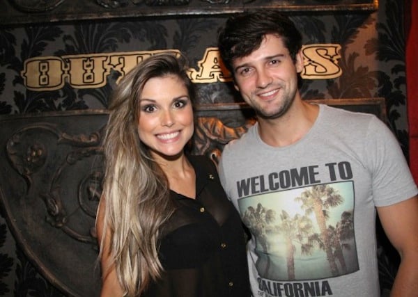 Flavia Vianna e o ex-BBB Fernando Justin 