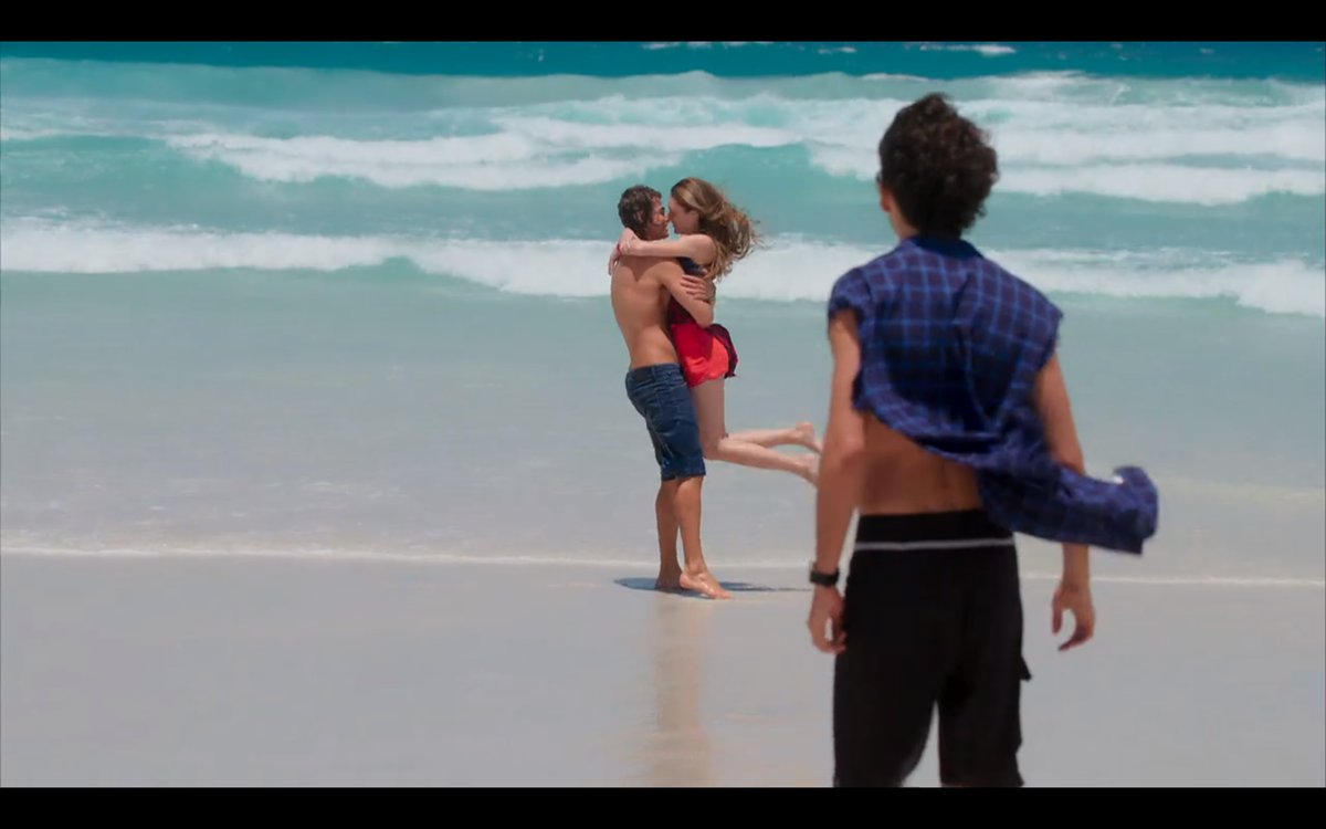 Raffa Vitti, Jesuíta Barbosa e Isabelle Drumond em Verão 90 (Foto: Reprodução)