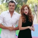 Joaquim Lopes e Sophia Abrahão no último Vídeo Show (Foto: Reprodução/Globo)