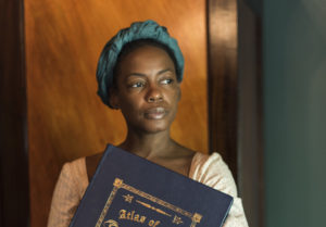 Imagem de Aminata Diallo na minissérie Meu Nome É Liberdade. (Crédito: Divulgação)