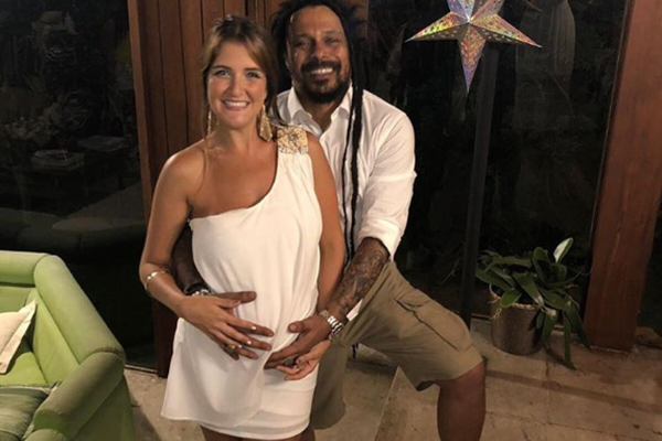 Marcelo Falcão com a namorada, Éri Bauchiglione (Foto: Reprodução/Instagram)