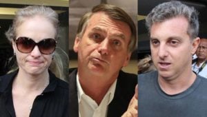 Angélica, Bolsonaro e Luciano Huck (Foto: Reprodução)