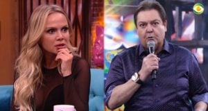 Faustão e Eliana surpreendem como artistas (Foto: Montagem/TV Foco)