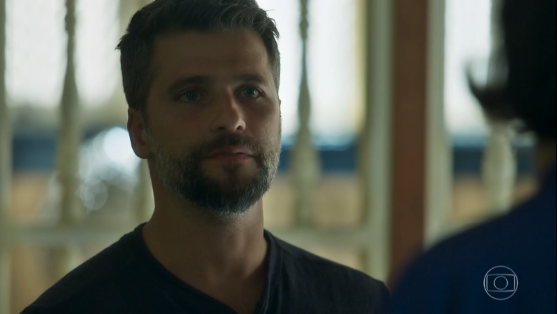 Gabriel (Bruno Gagliasso) em cena de O Sétimo Guardião (Foto: Reprodução/Globo)