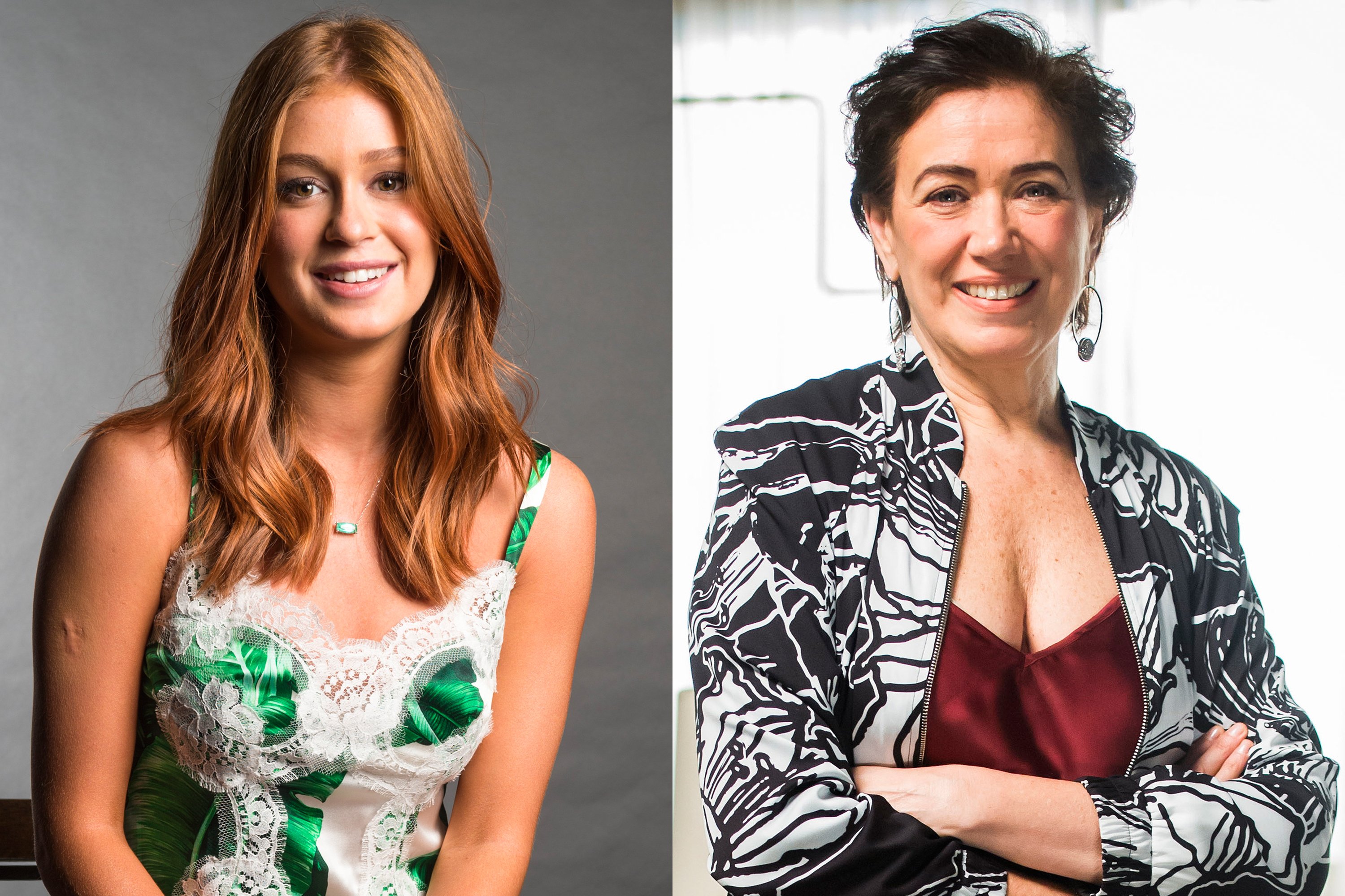 As atrizes Marina Ruy Barbosa e Lilia Cabral (Foto: Reprodução)