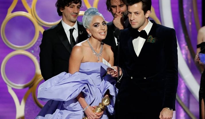 Lady Gaga ganhou o prêmio de Melhor Canção no Globo de Ouro. (Foto: Divulgação)