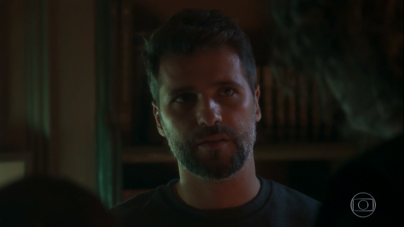 Gabriel (Bruno Gagliasso) em cena de O Sétimo Guardião (Foto: Reprodução/Globo)