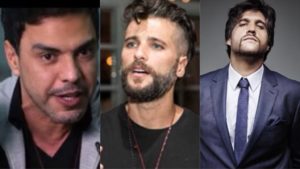 Zezé di Camargo, Bruno Gagliasso e Leo Chaves e a difícil carreira de irmãos (Foto: Montagem/TV Foco)
