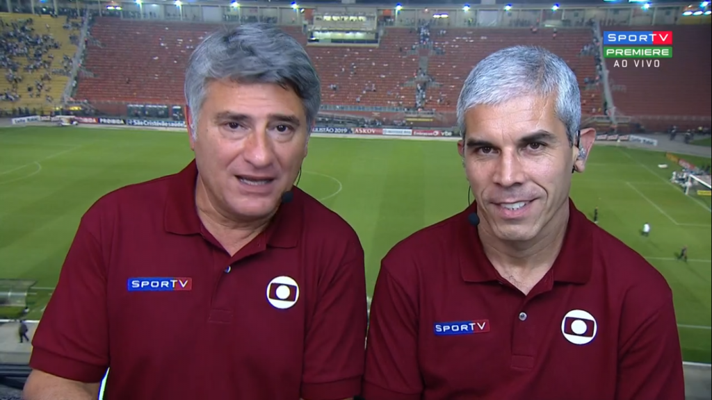 Cléber Machado no SporTV (Foto: Reprodução)
