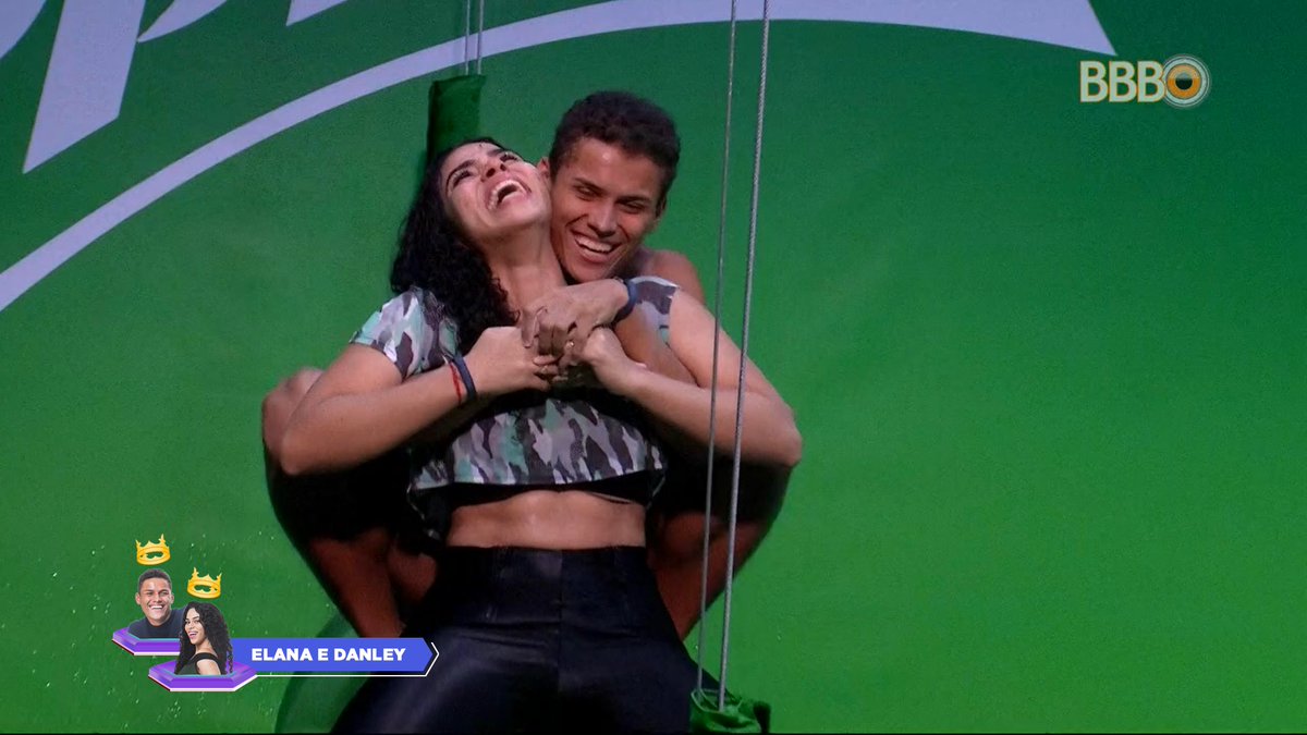 Dan e Elana são líderes do BBB19 (Foto: Reprodução/globo)