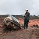 Geraldo Luís em Brumadinho (Foto: Reprodução)
