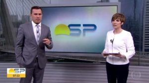 Rodrigo Bocardi e Gloria Vanique no Bom Dia SP (Foto: Reprodução/Globo)