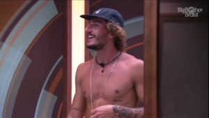 Alan na casa do BBB19 (Foto: Reprodução/Globo)