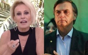 Ana Maria Braga e Jair Bolsonaro (Foto: Reprodução)