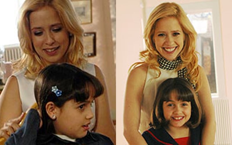 Paloma Duarte e a filha em Cidadão Brasileiro (Foto: Reprodução)