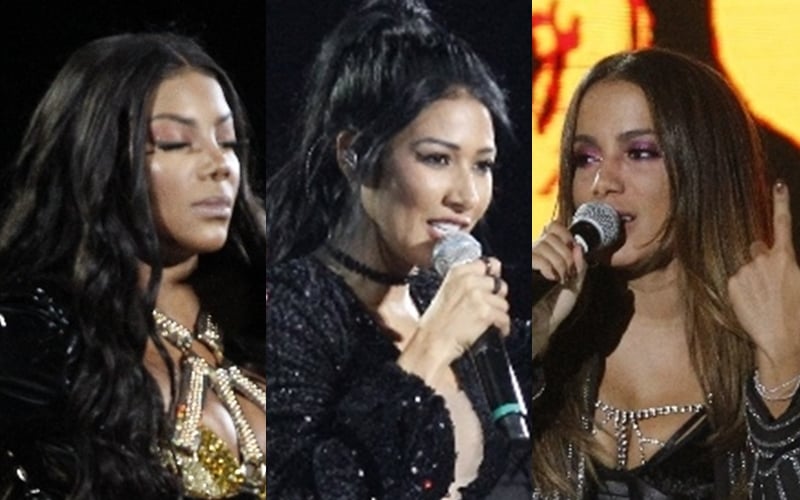 Ludmilla quis ver o circo pegar fogo entre Simaria e Anitta (Foto: Reprodução)
