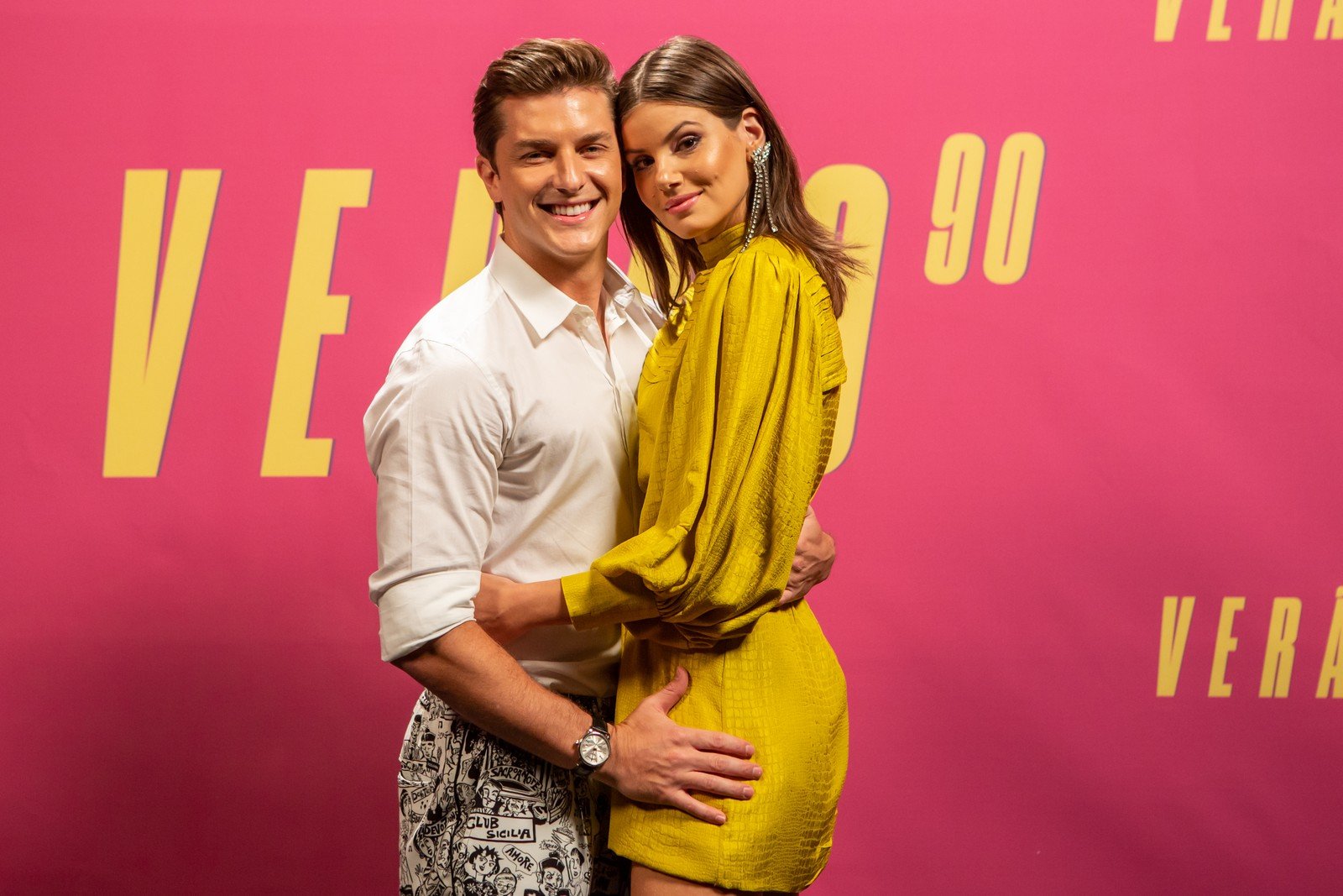 Klebber Toledo e Vanessa em Verão 90 (Foto: Isabella Pinheiro/Gshow)