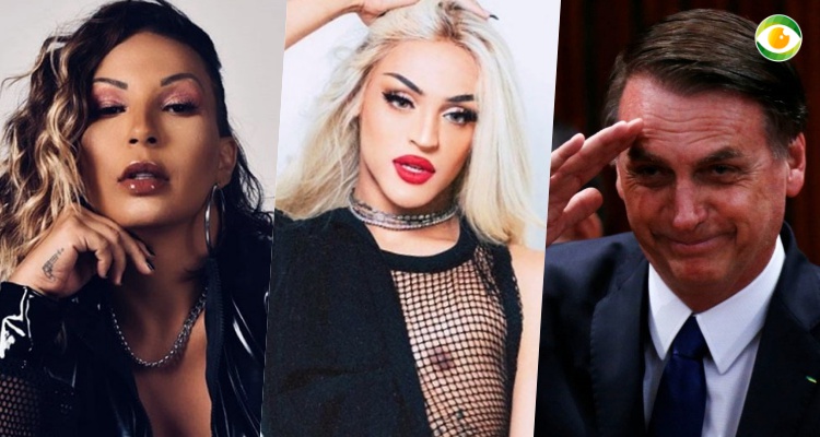 Bolsonaro causa intriga em relação de Valesca Popozuda e Pabllo Vittar?