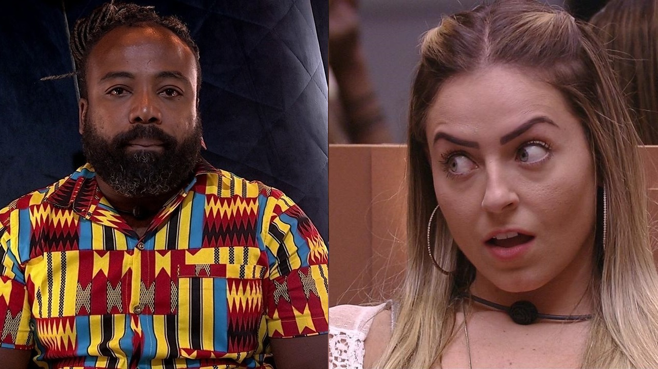 Rodrigo e Paula no BBB19 (Foto: Reprodução/ Globo)
