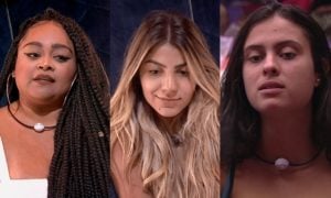 Hana, Hariany e Rízia defendem permanência no jogo. (Foto: Reprodução)