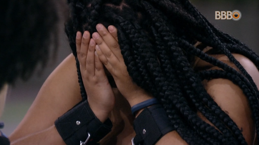 Rízia no BBB19 (Foto: Reprodução/ GloboPlay)
