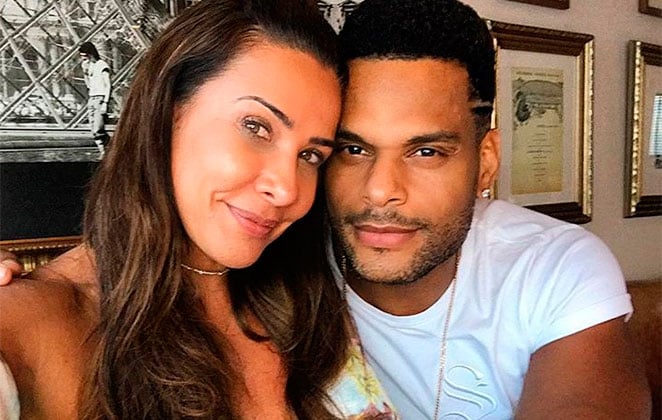 Scheila Carvalho e o marido