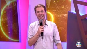 Tiago Leifert durante o BBB19 (Foto: Reprodução/TVGlobo)