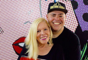 A cantora e o filho Rafael Vanucci. (Foto: Reprodução)