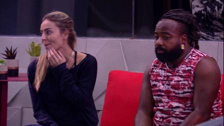 Rodrigo e Paula no BBB19 (Foto: Reprodução/ Globo)