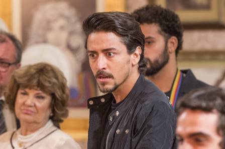 Jerônimo fica espantado em Verão 90 (Foto: João Cotta/ Globo/Divulgação)