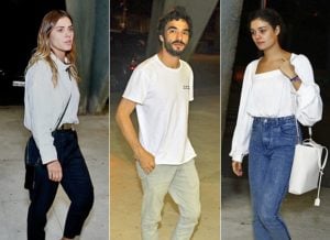 Carolina Dieckmann, Caio Blat e Sophie Charlotte também se despediram de Domingos Oliveira (Foto: AgNews)
