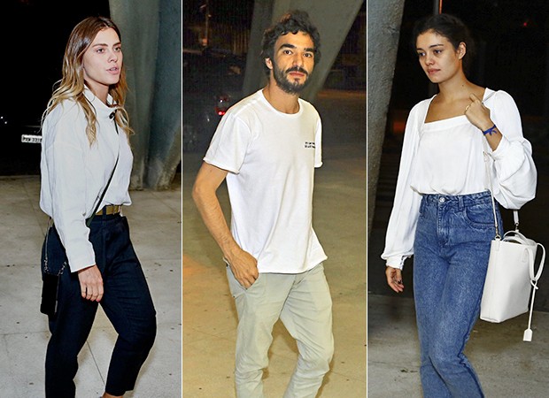 Carolina Dieckmann, Caio Blat e Sophie Charlotte também se despediram de Domingos Oliveira (Foto: AgNews)