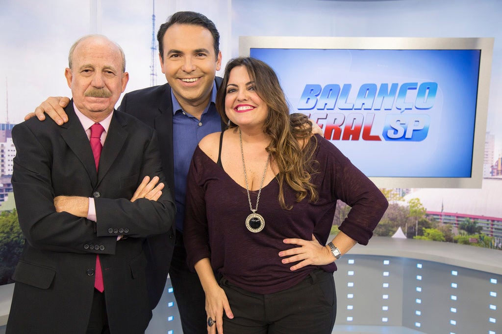 Renato Lombardi, Reinaldo Gottino e Fabíola Reipert são contratados da Record (Foto: Divulgação)