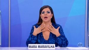 Mara Maravilha pede por volta ao programa do Ratinho Foto: Reprodução)